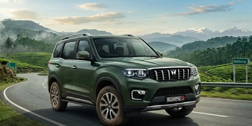 Self drive Mahindra Scorpio N for rent in Guwahati by North East Rental