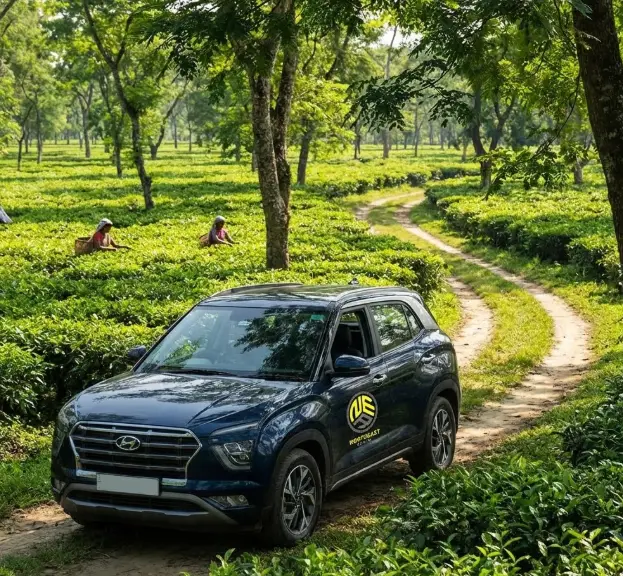 Hyundai Creta self drive car rental guwahati
